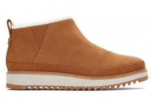 Dámské Boty Toms Marlo Tan Vody Resistant Faux Fur Hnědé | 1564SYUDC