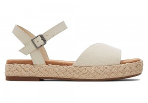 Dámské Espadrilky Toms Abby Flatform Béžový | 3612GOBVN