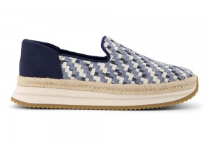 Dámské Espadrilky Toms Jocelyn Denim Blankyt | 3786QFDGJ