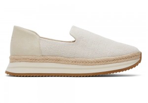 Dámské Espadrilky Toms Jocelyn Textilní Béžový | 2396RYNBG