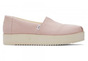 Dámské Espadrilky Toms Midform Růžové | 4609EQNWC