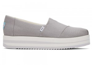 Dámské Espadrilky Toms Midform Tmavě Šedé | 2581PDOLT