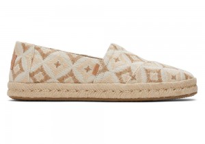 Dámské Espadrilky Toms Rope 2.0 Geometric Béžový | 9307TMPQI