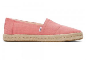 Dámské Espadrilky Toms Rope 2.0 Růžové | 6513EVYKU