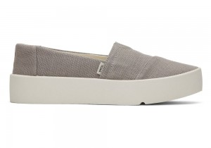 Dámské Slip On Tenisky Toms Verona Světle Šedé | 8312JMQYA