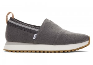 Dámské Tenisky Toms Resident 2.0 Felt Černé | 5678BKWXY