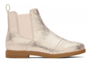 Dětské Boty Toms Youth Charlie Foil Kids Zlaté | 8327GRLTS