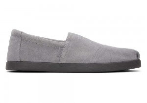 Pánské Espadrilky Toms Alp Fwd Distressed Semišové Šedé | 4561FWDZK