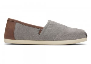 Pánské Espadrilky Toms Syntetická Trim Šedé | 7130NZGIT