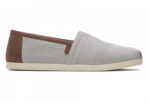 Pánské Espadrilky Toms SyntheticTrim Tmavě Šedé | 4157CUBKH