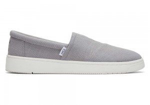 Pánské Slip On Tenisky Toms TRVL LITE Šedé | 0129HYNOV