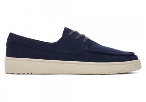 Pánské Tenisky Toms TRVL LITE London Semišové Loafer Tmavě Blankyt | 7350ZHSDI