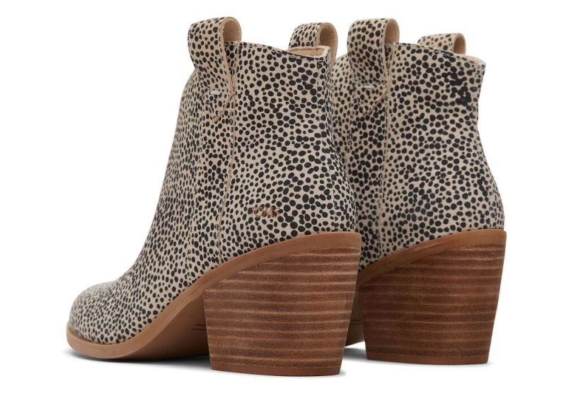 Dámské Boty Toms Constance Mini Cheetah Semišové Podpatku Viacfarebný | 3106EIYNM