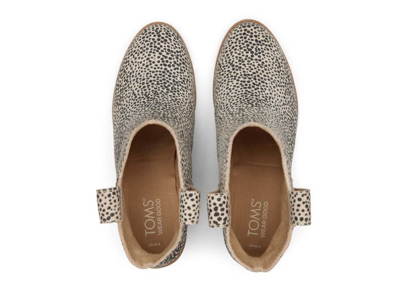 Dámské Boty Toms Constance Mini Cheetah Semišové Podpatku Viacfarebný | 3106EIYNM