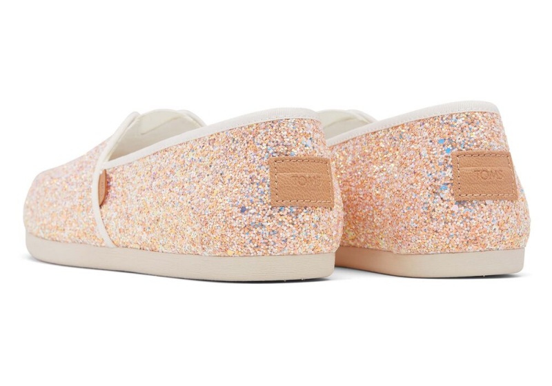 Dámské Espadrilky Toms Beige Tlustý Glitter Béžový | 6187GDRYJ