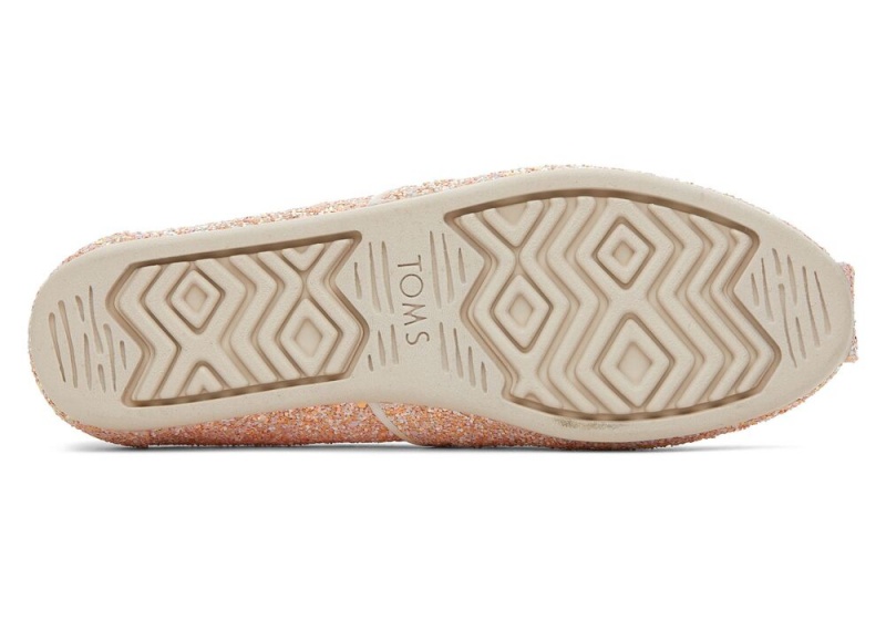 Dámské Espadrilky Toms Beige Tlustý Glitter Béžový | 6187GDRYJ