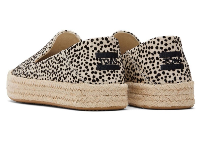 Dámské Espadrilky Toms Carolina Mini Cheetah Leopard | 4570DSRPJ