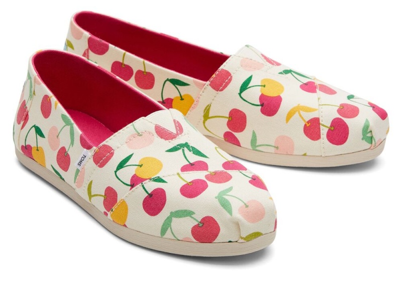 Dámské Espadrilky Toms Cherries Béžový | 2176OSNGV