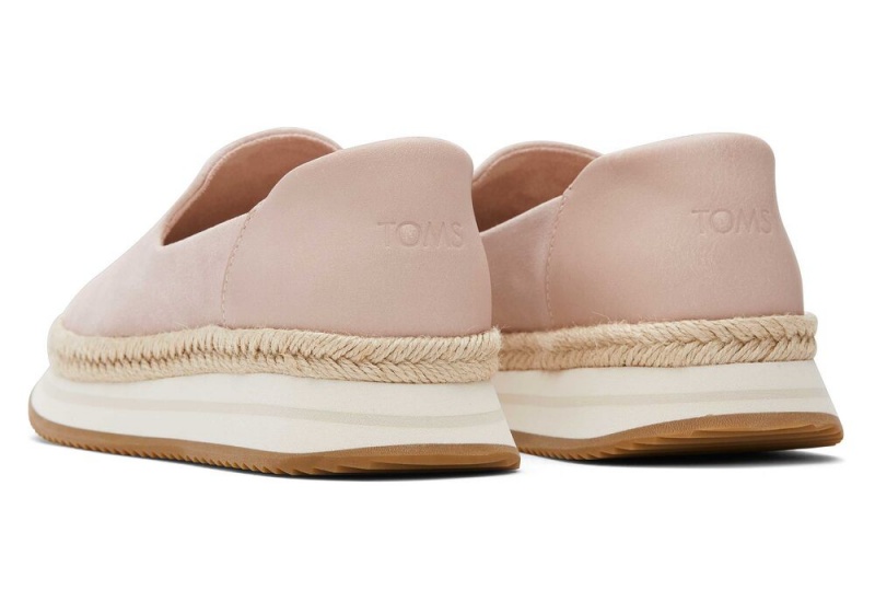 Dámské Espadrilky Toms Jocelyn Semišové Růžové | 0892JMXZY