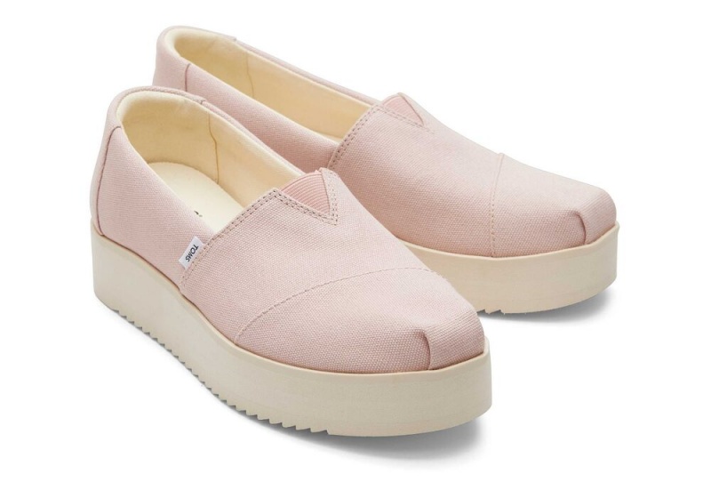 Dámské Espadrilky Toms Midform Růžové | 4609EQNWC