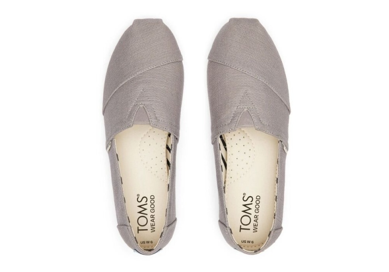 Dámské Espadrilky Toms Morning Dove Heritage Platene Široké Šířka Šedé | 1945VFIJY