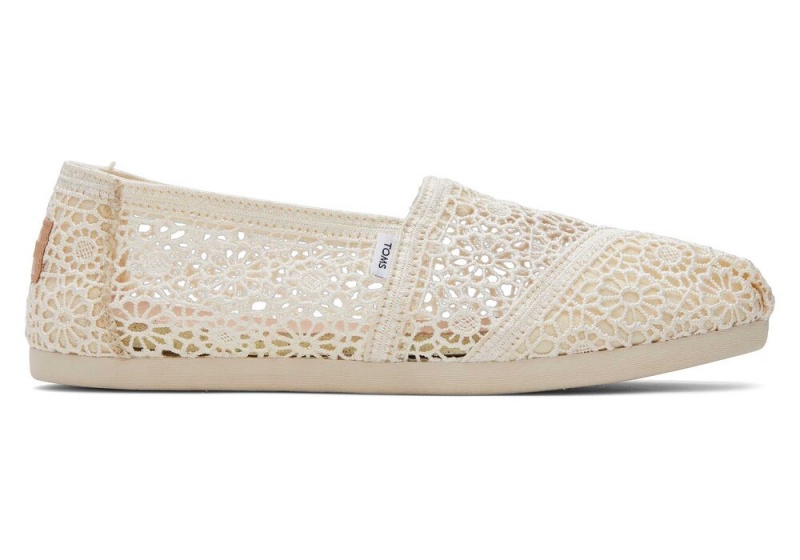 Dámské Espadrilky Toms Moroccan Crochet Béžový | 8609QJOXV