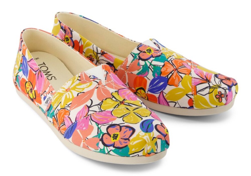 Dámské Espadrilky Toms Painted Floral Viacfarebný | 1920XRDOJ