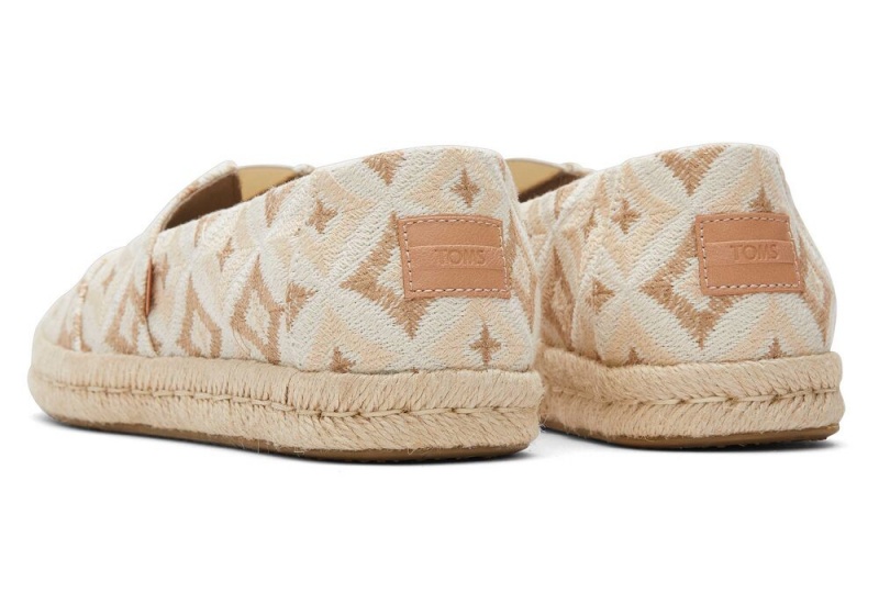 Dámské Espadrilky Toms Rope 2.0 Geometric Béžový | 9307TMPQI