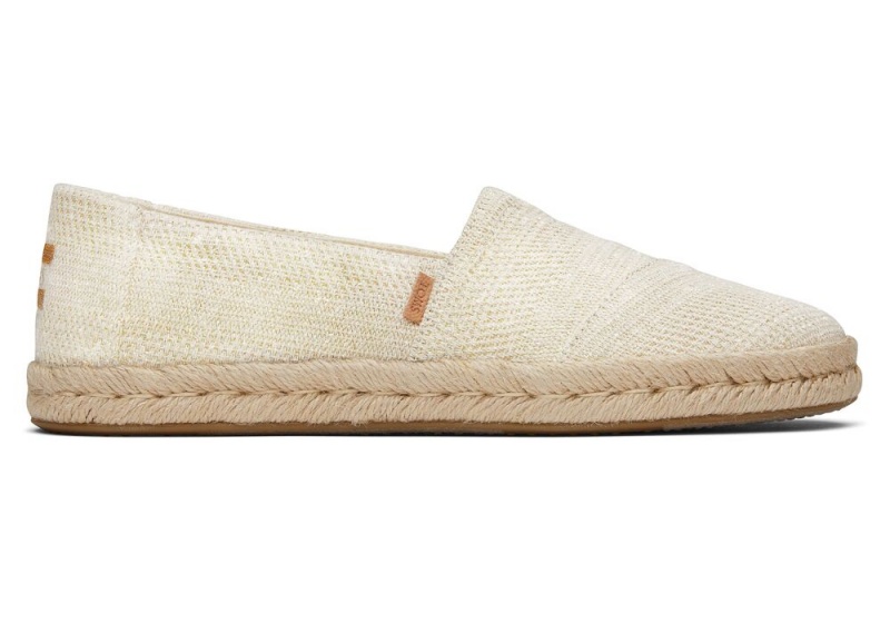 Dámské Espadrilky Toms Rope 2.0 Metallic Béžový Metal | 4678YZFRQ