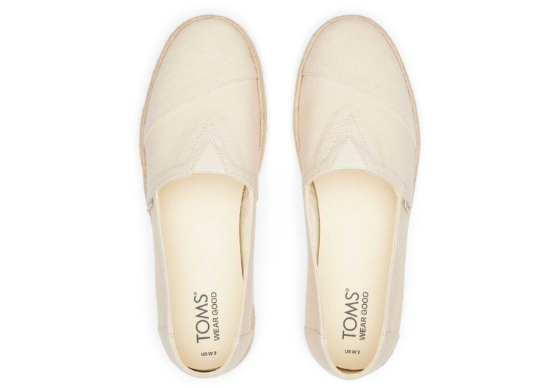 Dámské Espadrilky Toms Rope 2.0 Recycled Bavlněné Béžový | 8531URSDF