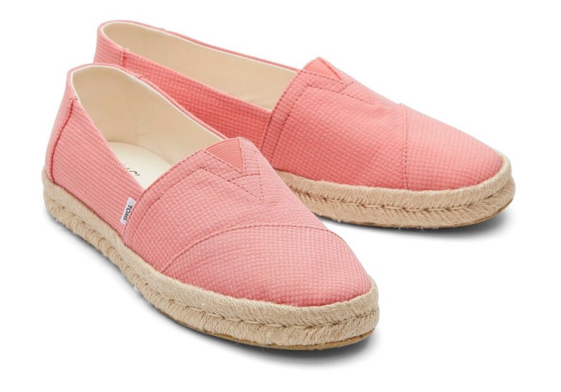 Dámské Espadrilky Toms Rope 2.0 Růžové | 6513EVYKU