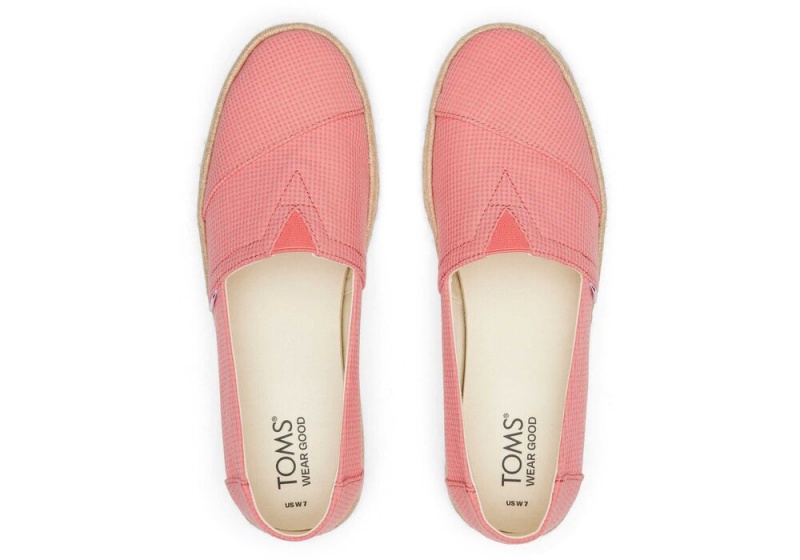 Dámské Espadrilky Toms Rope 2.0 Růžové | 6513EVYKU