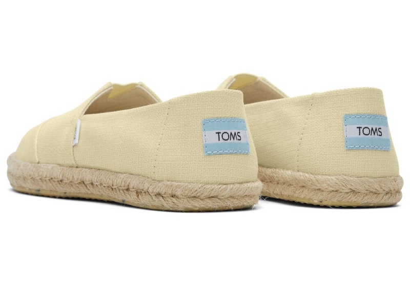 Dámské Espadrilky Toms Rope Citrón | 2754PMEQG