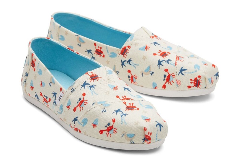 Dámské Espadrilky Toms Summer Crabs Béžový | 2870EKVAC