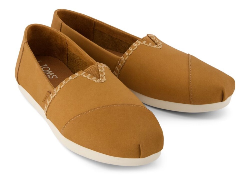 Dámské Espadrilky Toms Tan Læder Hnědé | 0471BYKHA