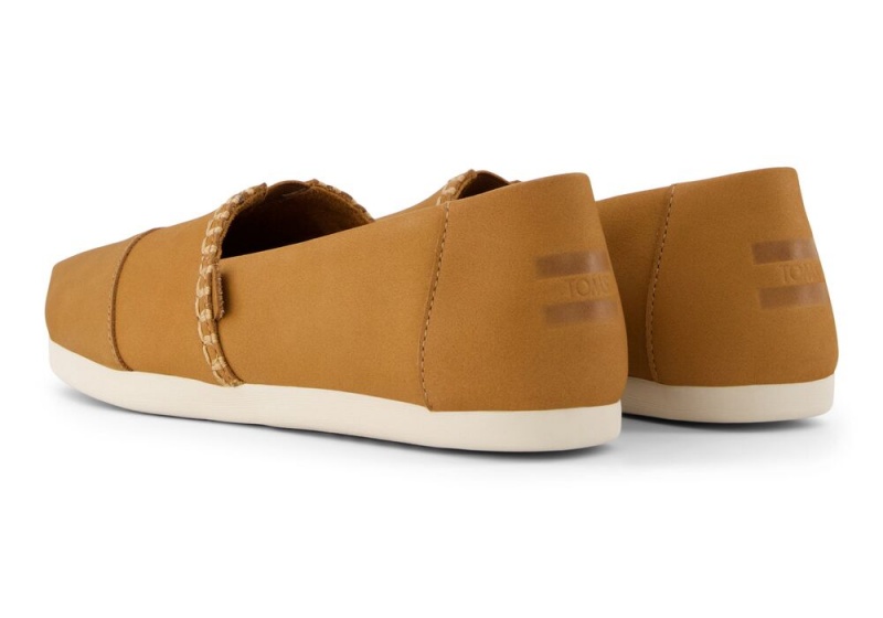 Dámské Espadrilky Toms Tan Læder Hnědé | 0471BYKHA