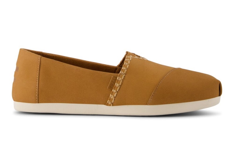 Dámské Espadrilky Toms Tan Læder Hnědé | 0471BYKHA