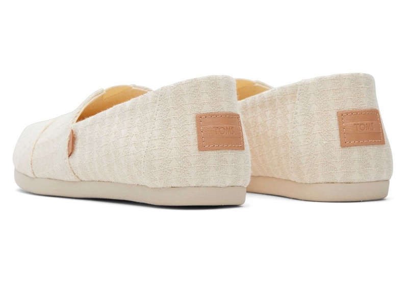 Dámské Espadrilky Toms Triangle Woven Béžový | 8971PVBTZ