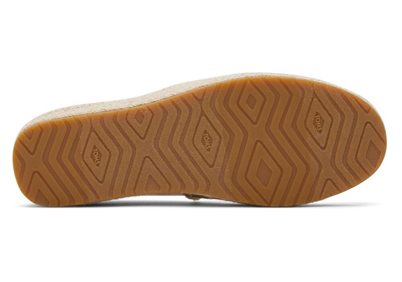 Dámské Espadrilky Toms Valencia Platene Platformy Bílé | 0623BRPZY