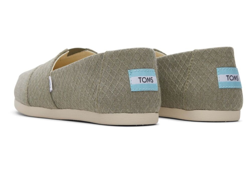 Dámské Espadrilky Toms Vetiver Diamond Texture Šedé | 7398QPDAT