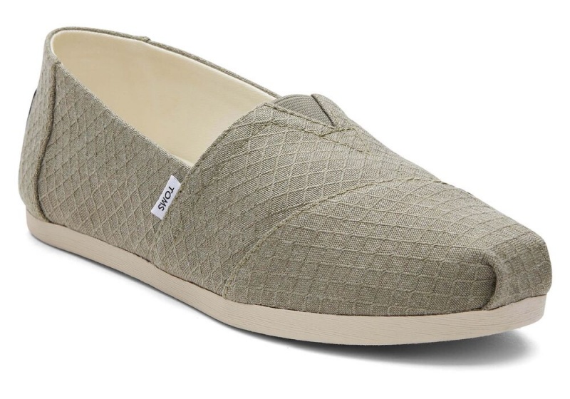 Dámské Espadrilky Toms Vetiver Diamond Texture Šedé | 7398QPDAT