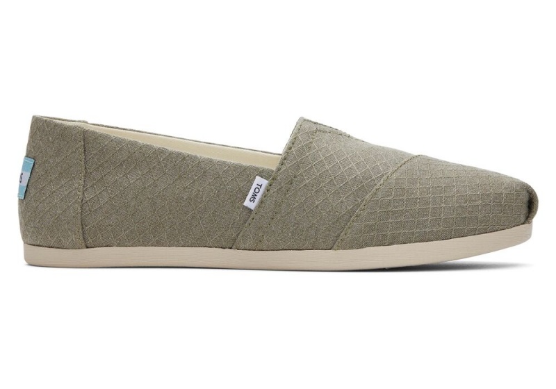 Dámské Espadrilky Toms Vetiver Diamond Texture Šedé | 7398QPDAT