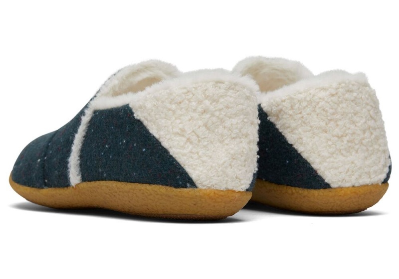 Dámské Pantofle Toms India Faux Fur Zelene | 2143DWHVZ