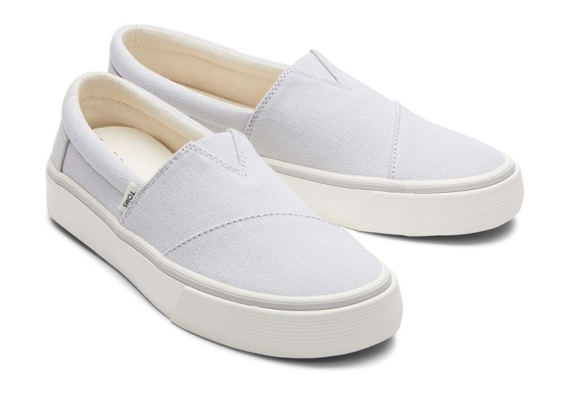 Dámské Slip On Tenisky Toms Fenix Šedé | 4850EXIFU