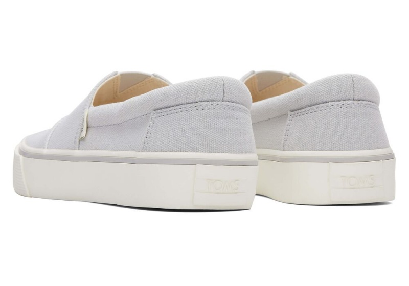 Dámské Slip On Tenisky Toms Fenix Šedé | 4850EXIFU