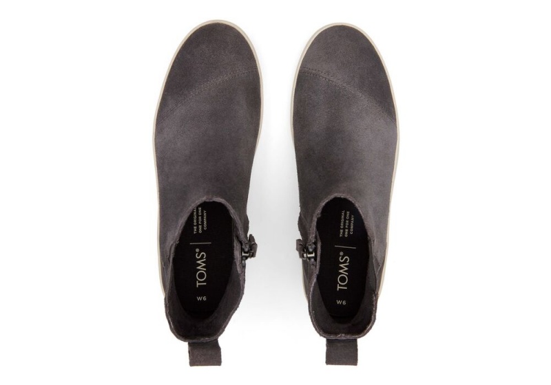 Dámské Slip On Tenisky Toms Jamie Semišové Šedé | 4756OFJBL