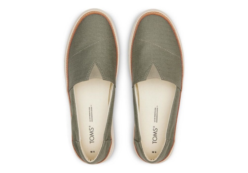 Dámské Slip On Tenisky Toms Parker Šedé | 9365HBOQG