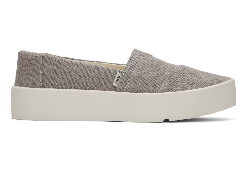 Dámské Slip On Tenisky Toms Verona Světle Šedé | 8312JMQYA