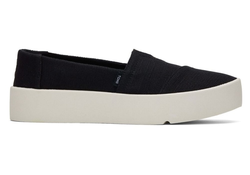 Dámské Slip On Tenisky Toms Verona Černé | 1725UGTAO