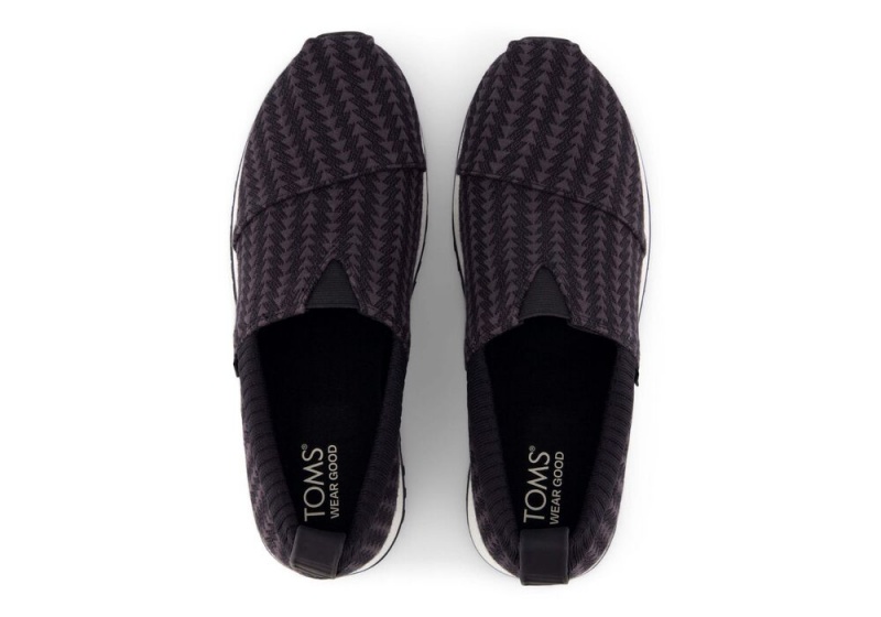 Dámské Tenisky Toms Resident 2.0 Triangle Woven Černé | 9671UCMSF